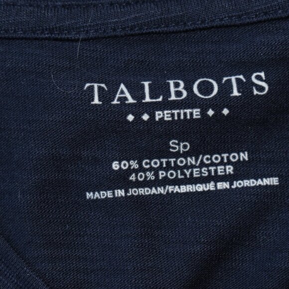 Talbots Outlet Navy Blue Top NWOT - Picture 3 of 3